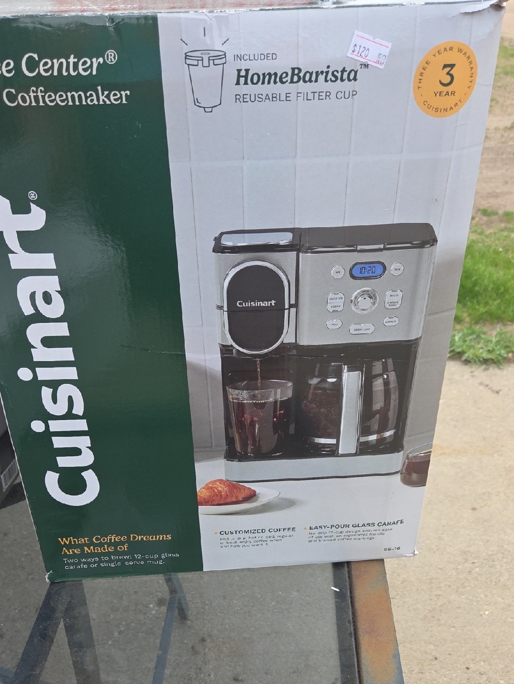 Cuisinart Stainless Steel and Black Dual Brew Coffee Maker